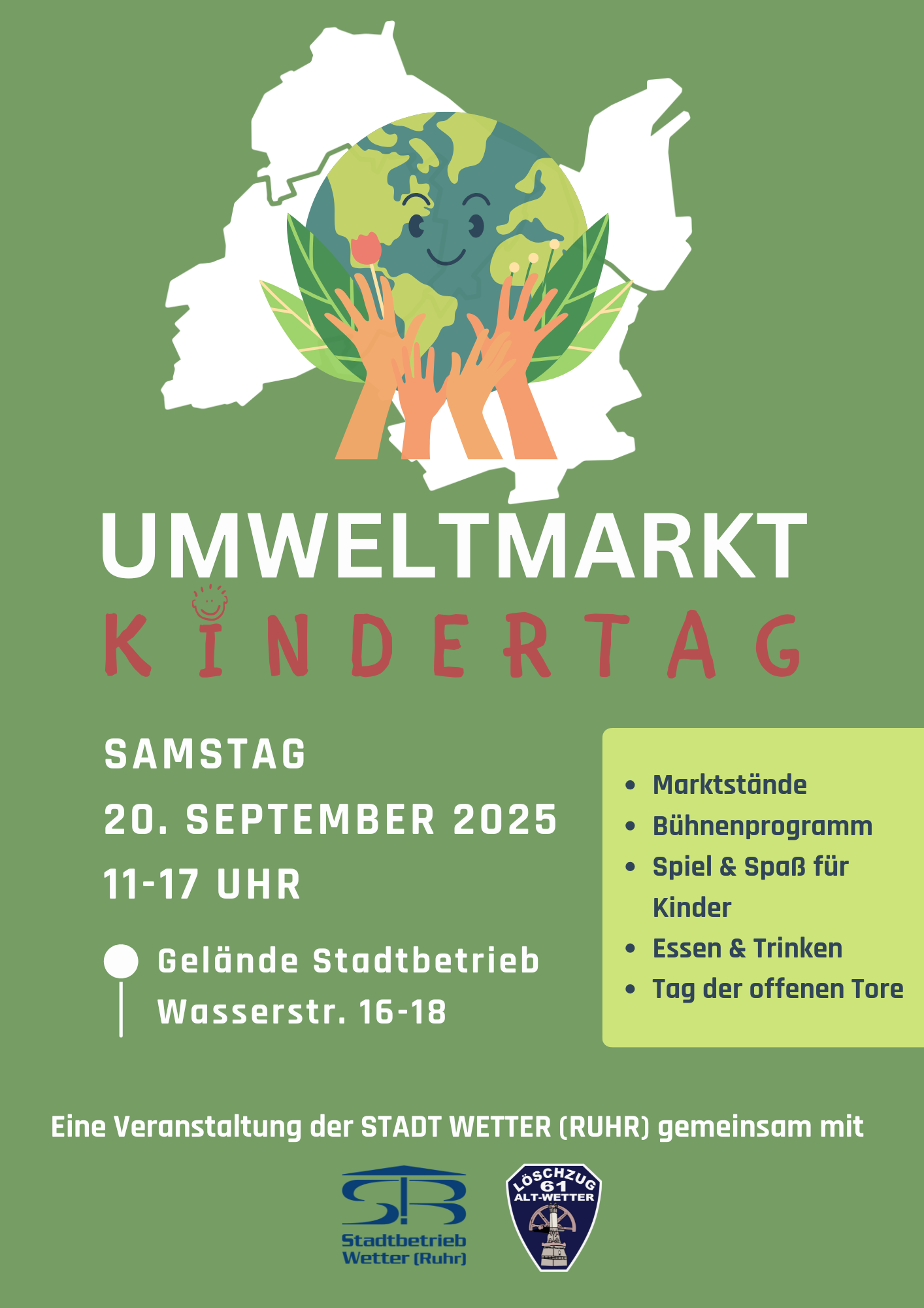 Umweltmarkt, Kindertag und Tag der offenen Tore