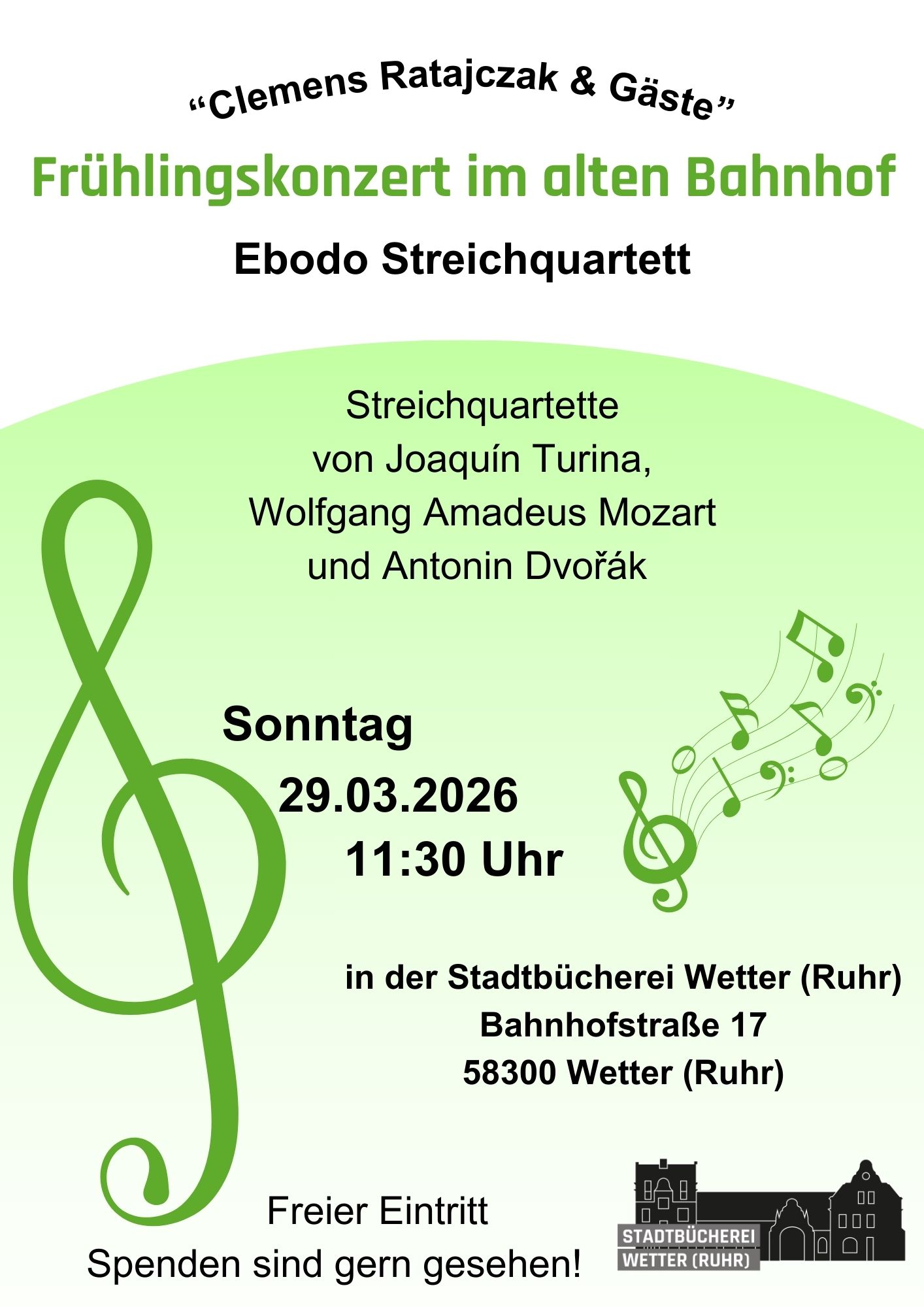 Frühlingskonzert in der Stadtbücherei