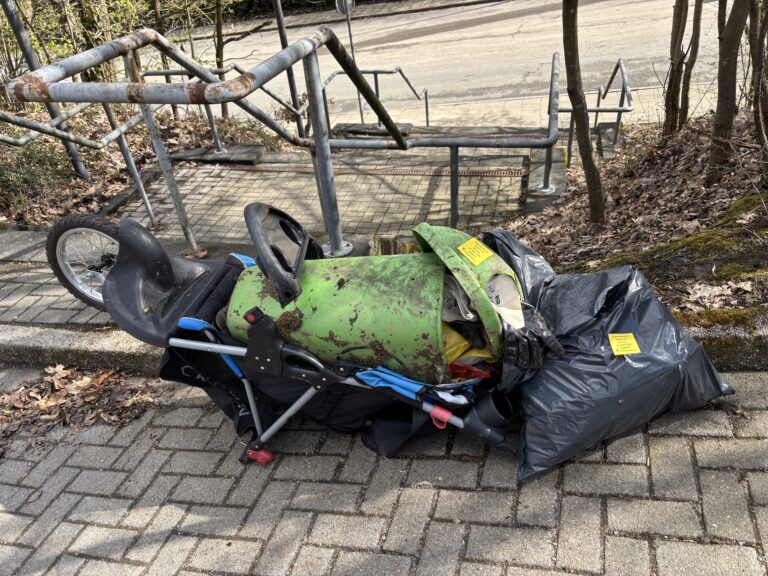 Mitarbeitende der Stadtverwaltung machen mit bei Frühjahrsputzaktion