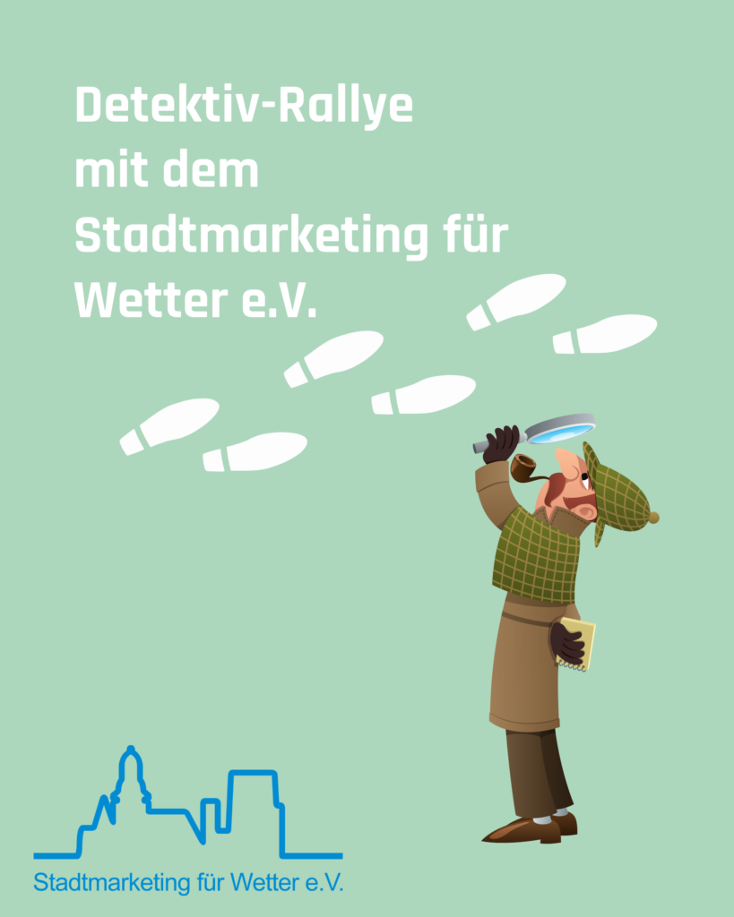 Detektiv-Rallye für Kinder von 6-12 Jahren