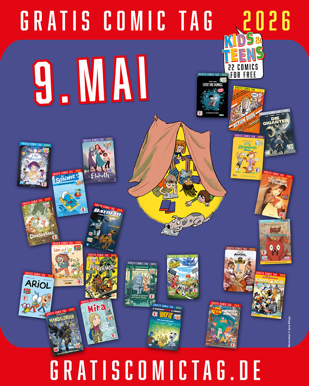 Gratis Comic Tag 2026 in der Stadtbücherei Wetter (Ruhr)