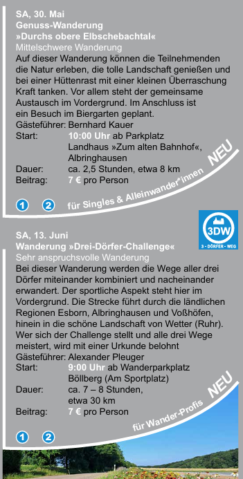 Genuss-Wanderung  »Durchs obere Elbschebachtal«