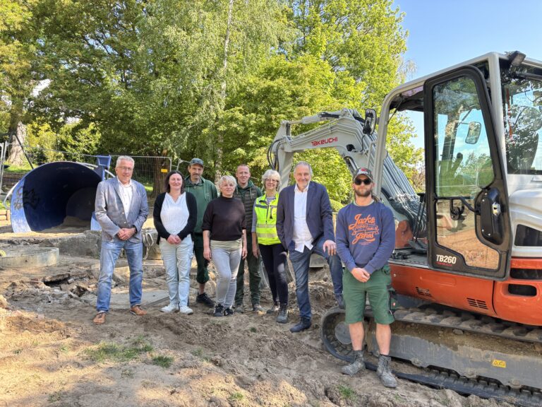 Für noch mehr Spielspaß am Seeplatz: Stadt erneuert Wasserspielanlage