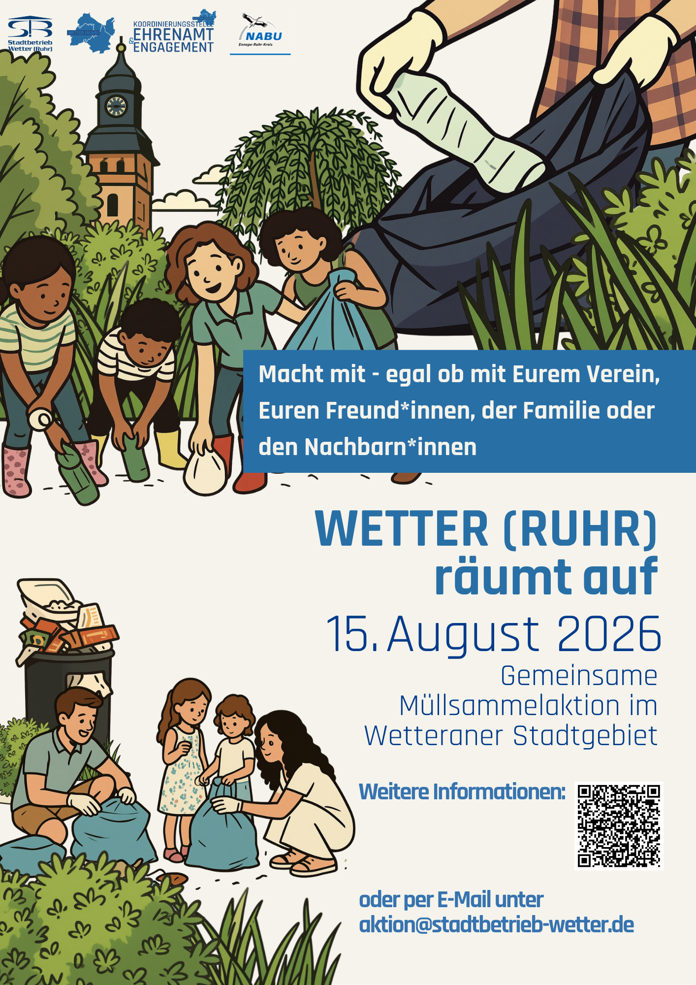 Clean-up-Aktion: Wetter (Ruhr) räumt auf